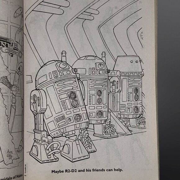 2010 Star Wars 400 Page Book to Color: Anakin to Vader NOT COLORED IN 15 YRS OLD - Picture 6 of 8